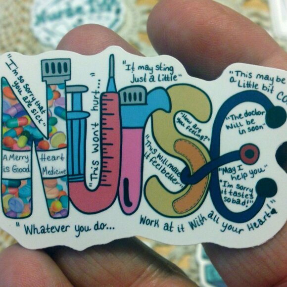 Nursing stickers, lockers, clipboards, crafts or scrapbooking - Picture 4 of 5